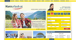Desktop Screenshot of kurzurlaub.at